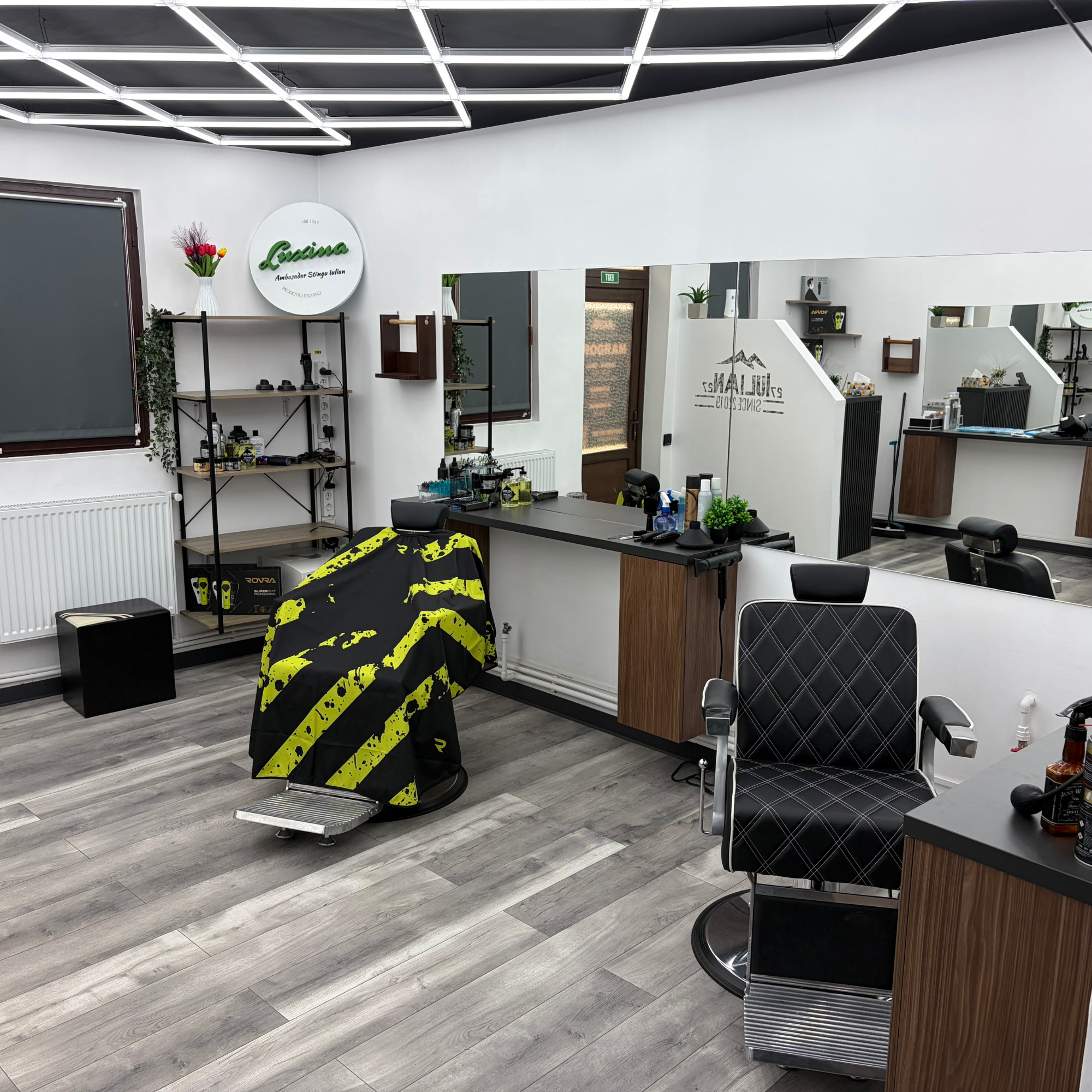 Barber at work